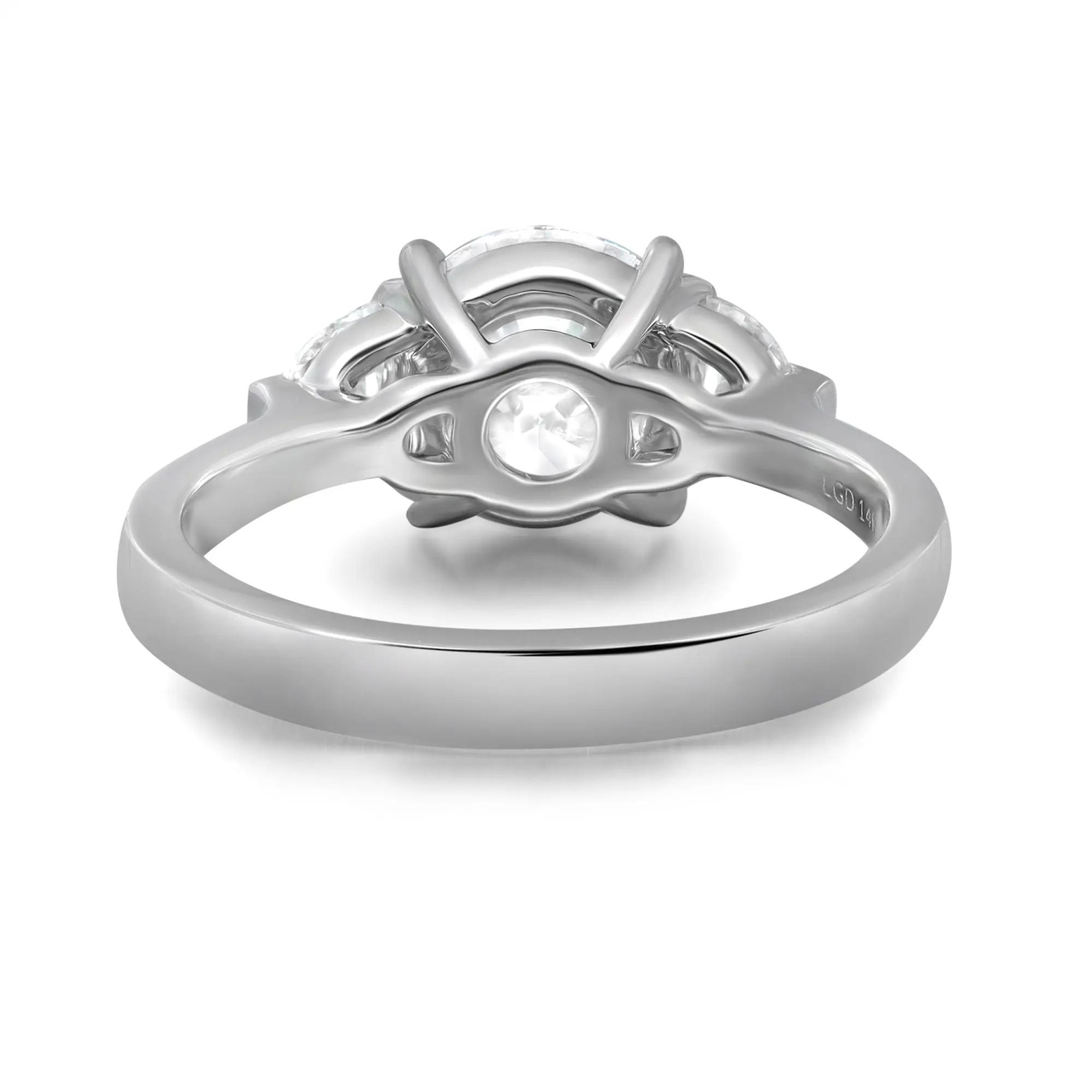 4th image of Rachel Koen 043697 Engagement Ring with Diamonds, New condition