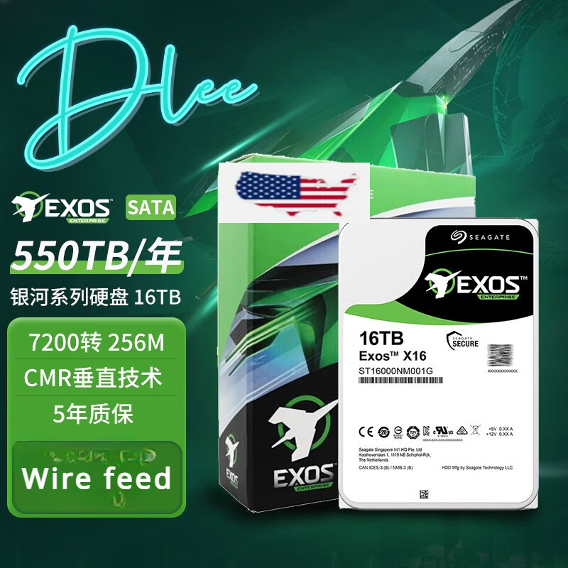 Seagate Exos X16 (7200RPM, 3.5 Seagate Exos X16 (7200RPM, 3.5
