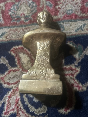 Abraham Lincoln Bust Statue Bronze Bookend Collect President Lawyer - 8.5in Tall - Picture 2 of 7