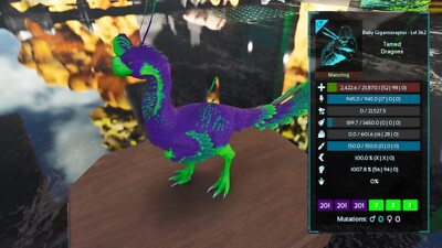 Ark ASA Pve Official 1x Joker Gigantoraptor 