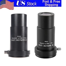 3X/5X Barlow Lens 1.25 Inch Metal Fully Multi-Coated Telescope Extender Lens USA