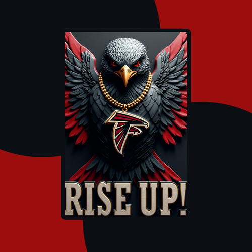 Atlanta Falcons Garden Flag – Double-Sided 12x18 Inches NFL Sign - Picture 6 of 9