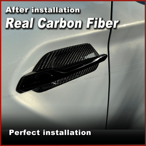 Für BMW M2 F87 Coupe Carbon Dekore Kotflügel Lufteinlässe Kiemen Fender Trim  - Picture 4 of 13