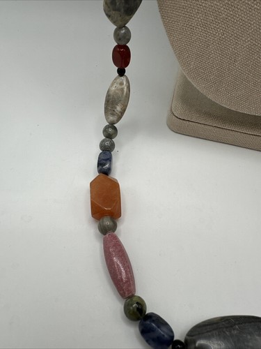 Mine Finds By Jay King Sterling Silver Multi Gemstone 36” Necklace - Picture 2 of 7
