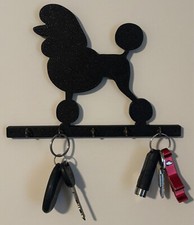 Choose Your Color - Poodle Dog Key Chain Holder, Rack Wall Mount 3D Printed