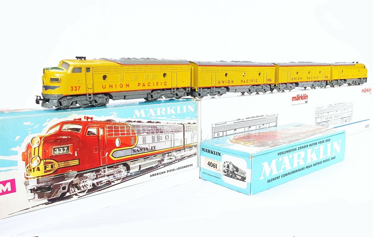 Marklin AC HO USA UNION PACIFIC EMD F7 DIESEL 4-UNIT
