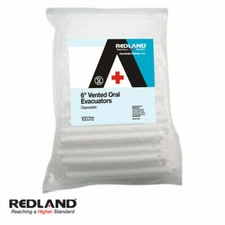 1000 Pcs Redland Evacuator Tips White Colors Vented FDA New