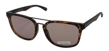 Perry Ellis Mens Sunglass Matte Tortoise Plastic Square, Gradient Len PE84 1