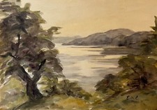 Painter Eva Marie Hennemann Long 1921-2016 Coast near Wismar Baltic Sea #48