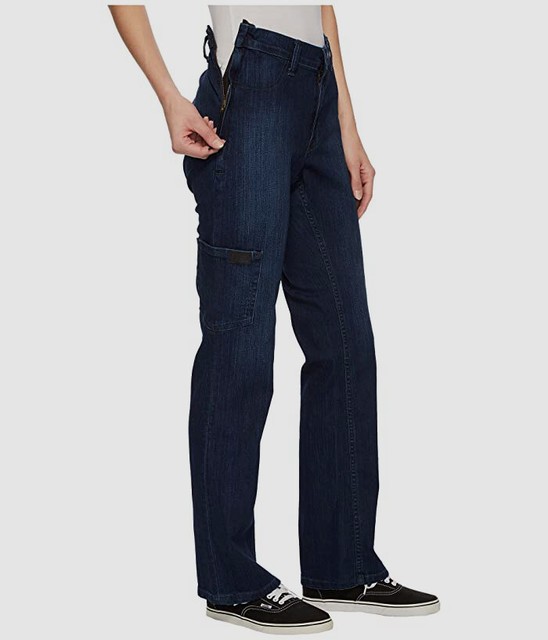 ABL Denim Women Blue Side Zip Elastic 