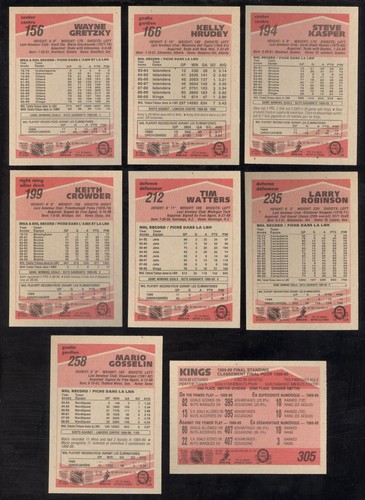 1989-90 OPC 89-90 O PEE CHEE NR-MINT MINT+ TEAM SET NHL HOCKEY CARDS SEE LIST - Picture 33 of 87