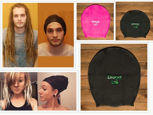 DreadLab -  Large Dreadlocks Swim Cap  (Many sizes & Colours) Dreadlocks - Afbeelding 1 van 33