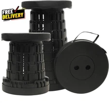 2025 Collapsible Stool Chair Max 660Lb Upgraded Folding Stool Lightweight S....