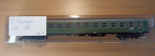 Fleischmann H0 5604: D Zugwagen 2. Kl. der DB ,  in Klarsicht-EVP (WR 14/15) | Zustand: Gebraucht
