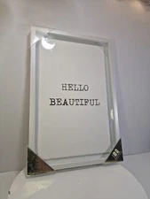 Hello Beautiful Sign, Nursery Wall Art, Printable Nursery Art, Girl Gift Decor