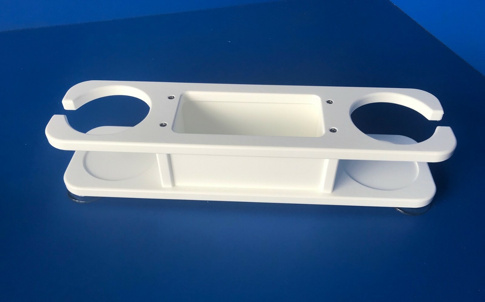 Starboard Double Drink Cup Holder With Storage Box (1/2" Starboard)