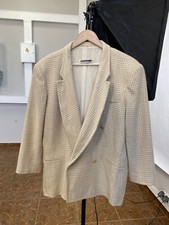Vintage Jil Sander Plus Blazer made in Italy Rare Retro Y2K size 40 color beige