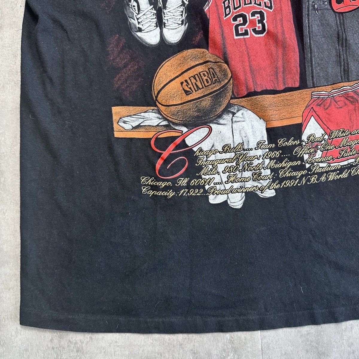 Vintage Chicago Bulls 90s Single Stitch T Shirt L Rare Rap Vintage Chicago Bulls 90s Single Stitch T Shirt L Rare Rap