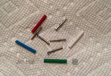 5 Cartridge Clips Connectors 4 Sleeves For TONEARM Wire Turntable Record Player