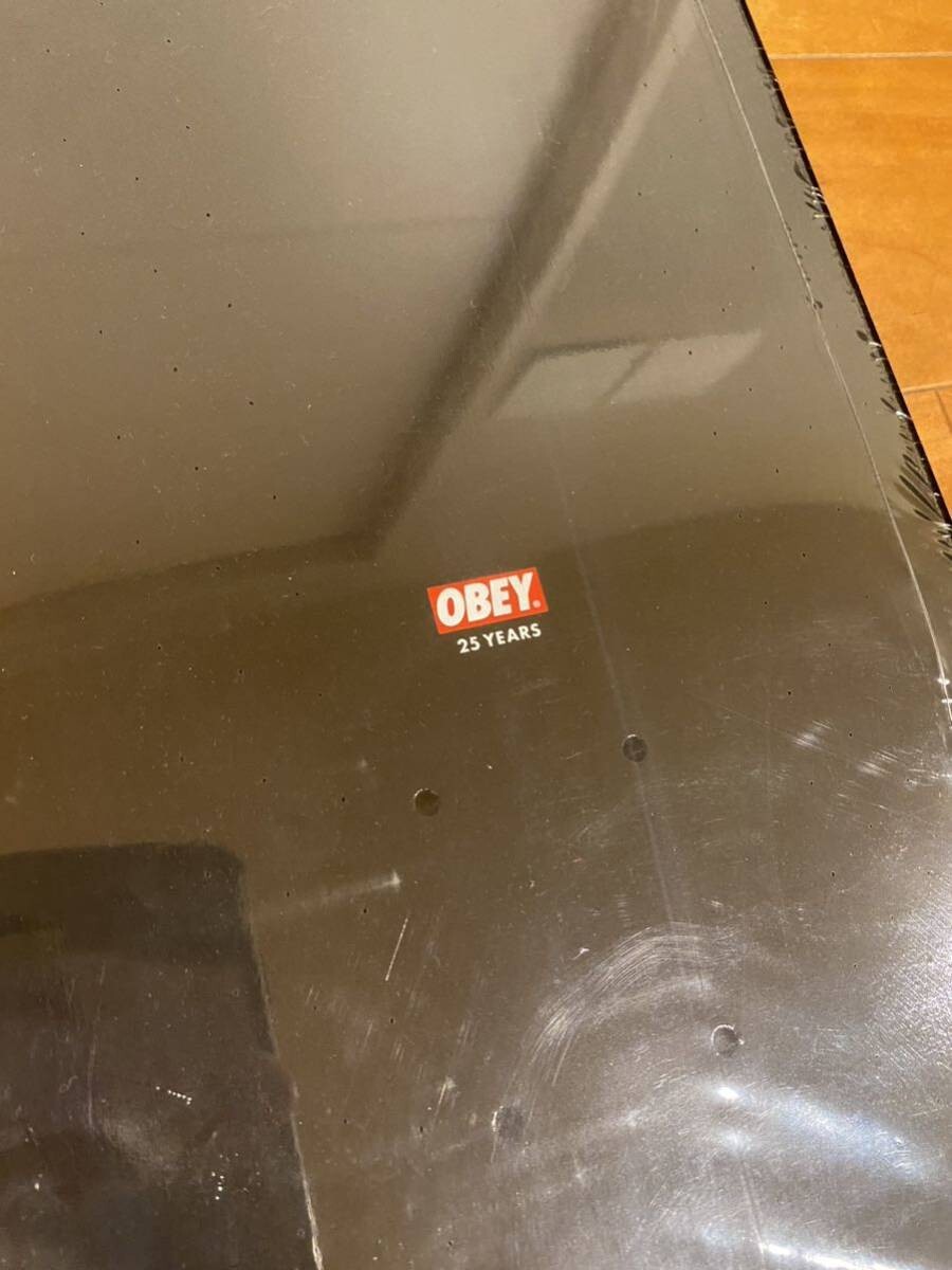 Brand new Obey Giant Shepard Fairey 3 FACE ANDRE Skate Deck 25