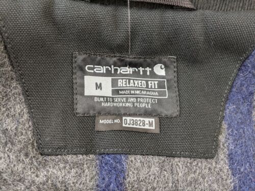 NEU Carhartt Duck Blanket Lined Detroit Jacket Men M Black Coat Full Zip Classic - Bild 6 von 13