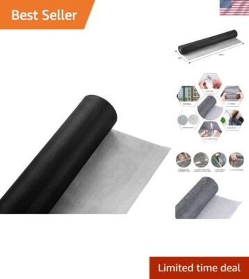 Multi-Use Fiberglass Screen Roll 48'' x 100' - Ideal for Window & Porch Repair