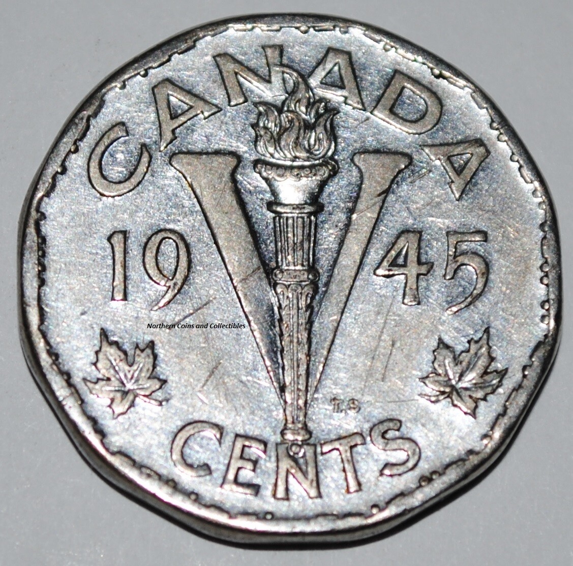 「早い者勝ちセール！」相場以下レアカード美品多数！旧裏 Canada 1945 5 Cents Victory George VI Canadian Nickel | eBay