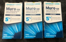 (3) Muro 128 5% ointment - PLUS FREE GIFT - expire 2027-2028