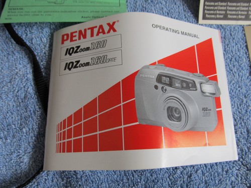 Pentax IQZoom 160 Auto Focus Gray 35mm Point & Shoot Film Camera in Box w Manual - Imagen 5 de 21