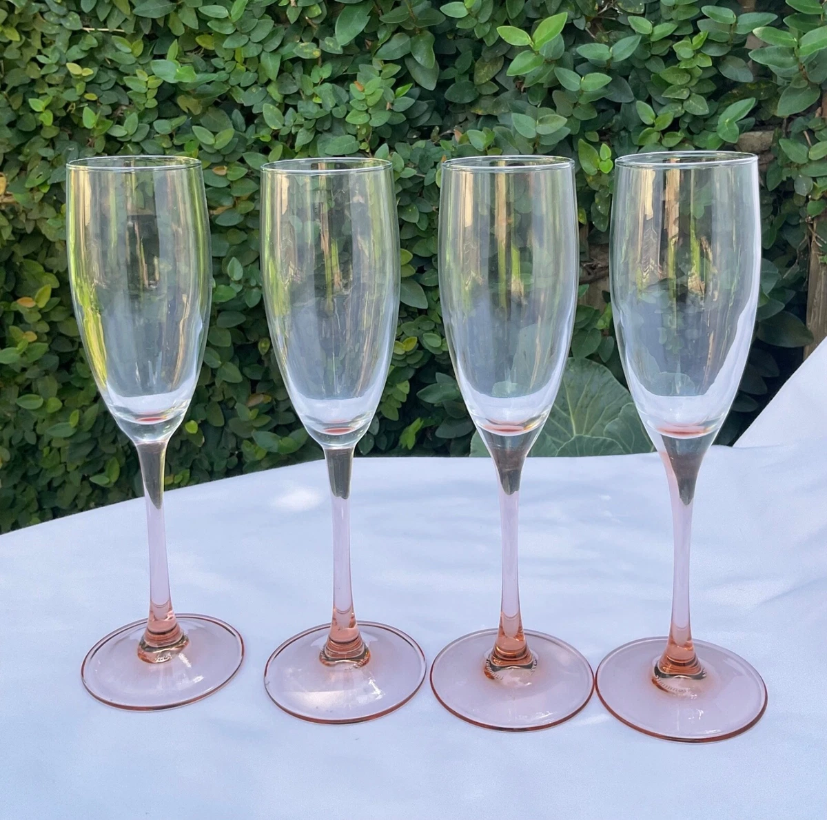 100 PC Bulk Clear Plastic Champagne Flutes 9 4 oz