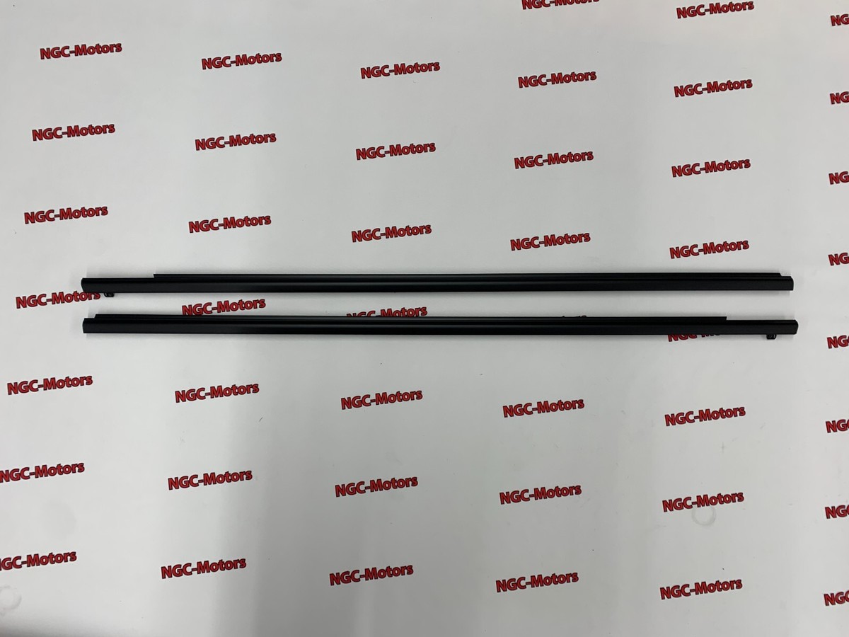 Mazda OEM 2 Front Door Window Sweep-belt Molding Weatherstrip