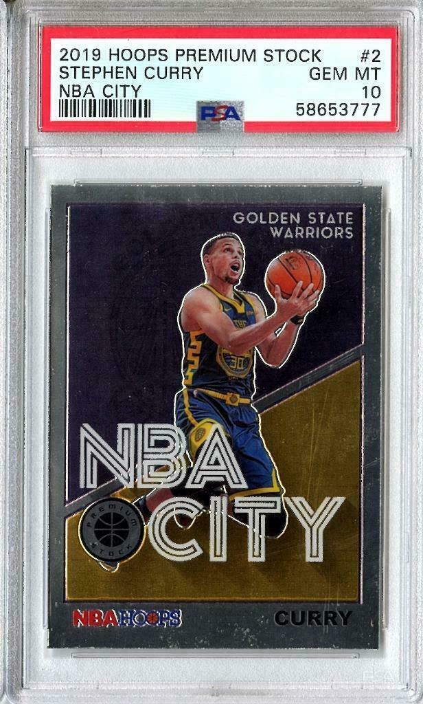 STEPHEN CURRY???PSA 10 GEM MINT NBA CITY?2019-20 NBA HOOPS 