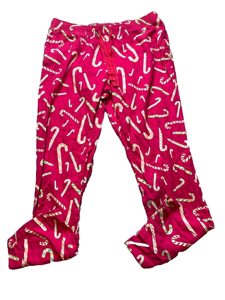 Lote de 2 Pantalones de Pijama para Mujer Grandes Rosa Azul Polar Disney AOP Eeyore Bastón de Caramelo Foto 2 de 4