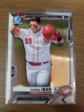 2021 Bowman Draft Chrome Base #BDC-189 Ruben Ibarra 1st Bowman - Cincinnati Reds