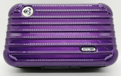 Rimowa Thai Airways First Class Travel Amenity Kit Hard Case purple black Color - Picture 3 of 8