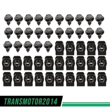 Black Fender Bolts & U Nuts 5/16-18 x 7/8" x 3/4" Washer 1/2" Hex Head Kit Body