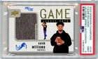 CALEB WILLIAMS 2023 GOODWIN GAME JERSEY ROOKIE RC AUTO #'D 3/25 PSA 9 BEARS RARE