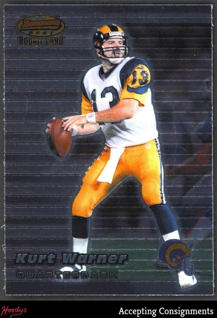 1999 Bowman's Best #110 Kurt Warner RC ROOKIE Rams