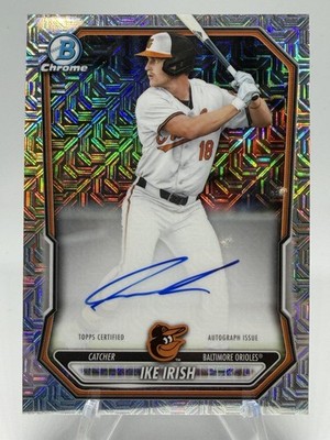 2026 Bowman Chrome Mega Box Auto #BMA-II Ike Irish Mojo Refractor