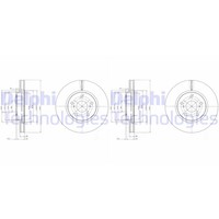 2X Delphi Bremsscheiben 296Mm BelÜFtet Vorne Passend FÜR Lexus IS | BG4139C