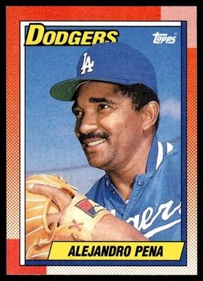 1990 Topps Alejandro Pena Los Angeles Dodgers #483
