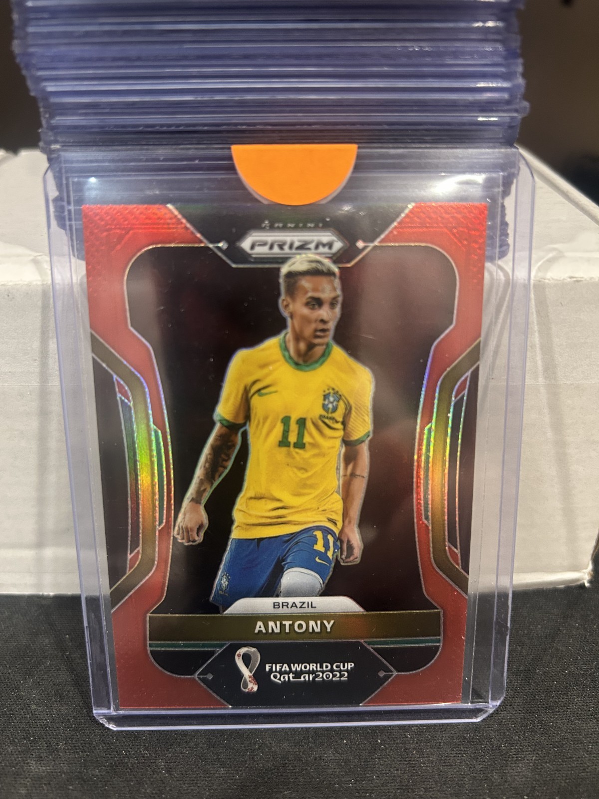 2022 Panini Prizm World Cup Qatar - Antony #26 Red Prizm /399