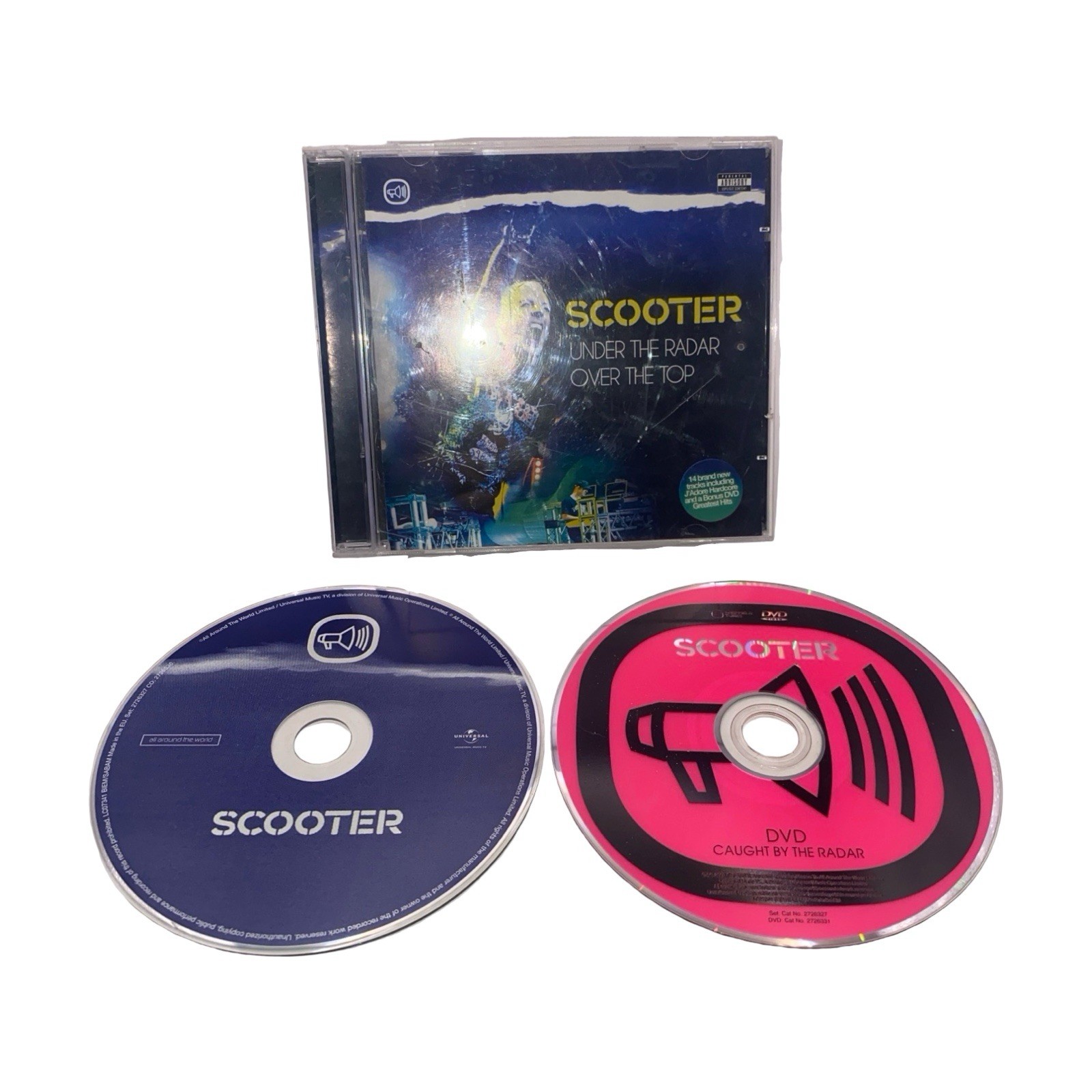 Scooter Under The Radar Over The Top CD Album Bonus DVD Electronic Techno