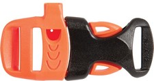 Liberty Mountain 5/8" Orange Whistle Buckle Set with Cordlock  Sternum Strap