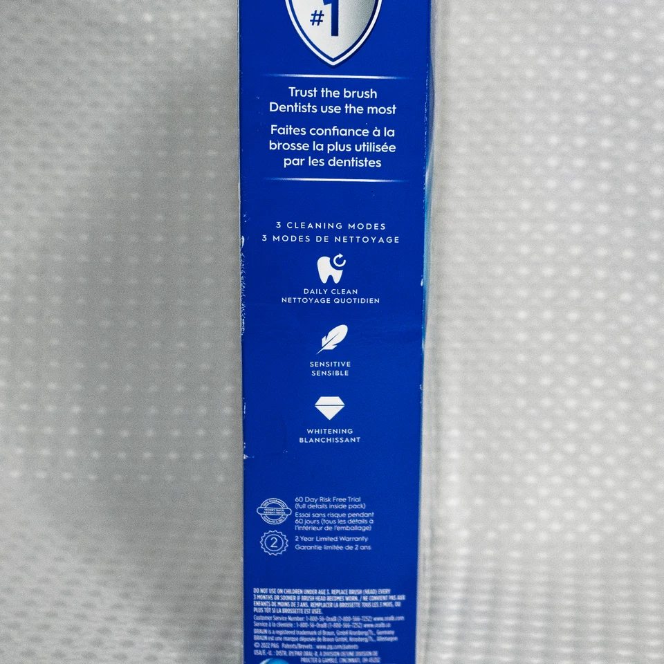 Oral-B Pro 1000 электрическая зубная щетка только коробка - пустая упаковка - Изображение 2 из 4