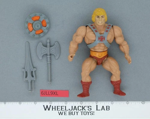 He-Man 100% Complete Masters of the Universe MOTU 1982 Mattel Vintage Figure