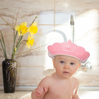 2 Pcs Haarwaschhaube Duschhauben Für Kinder Wasserdichte Shampoo -Kappe