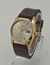 Rolex 6694  Oysterdate Precision Oyster Date 34mm Rolled 14K Gold Watch 1964