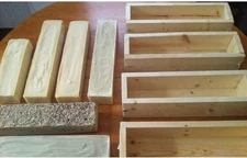 Traditional Wooden Soap Loaf Mold 5 Lb Batch Capacity Made In USA