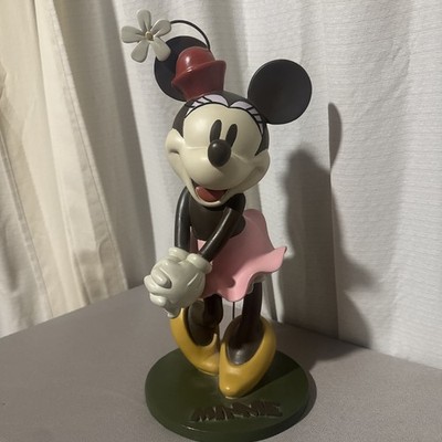 Disney Direct Resin 13''WALT DISNEY MINNIE MOUSE Garden Statue Rare Excellent 